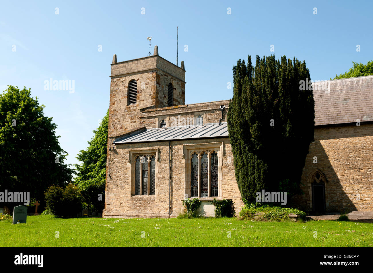 St. Simon and St. Jude Church, Castlethorpe, Buckinghamshire, England, UK Stock Photo