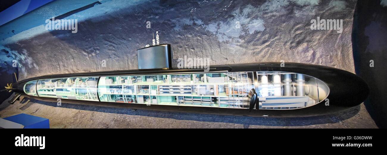 USA US Navy The Submarine Force Museum, Thames River in Groton