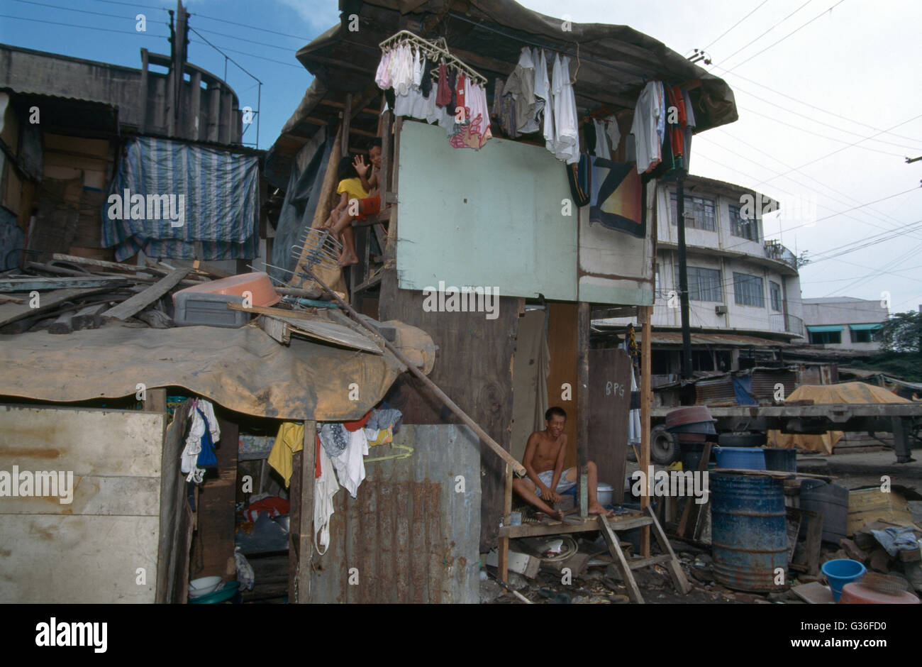 Tondo Squatters House, Manila, Philippines Stock Photo Alamy