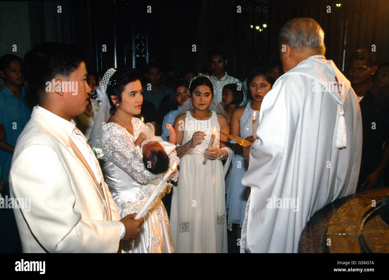 Wedding & Christening, Manila, Philippines Stock Photo Alamy