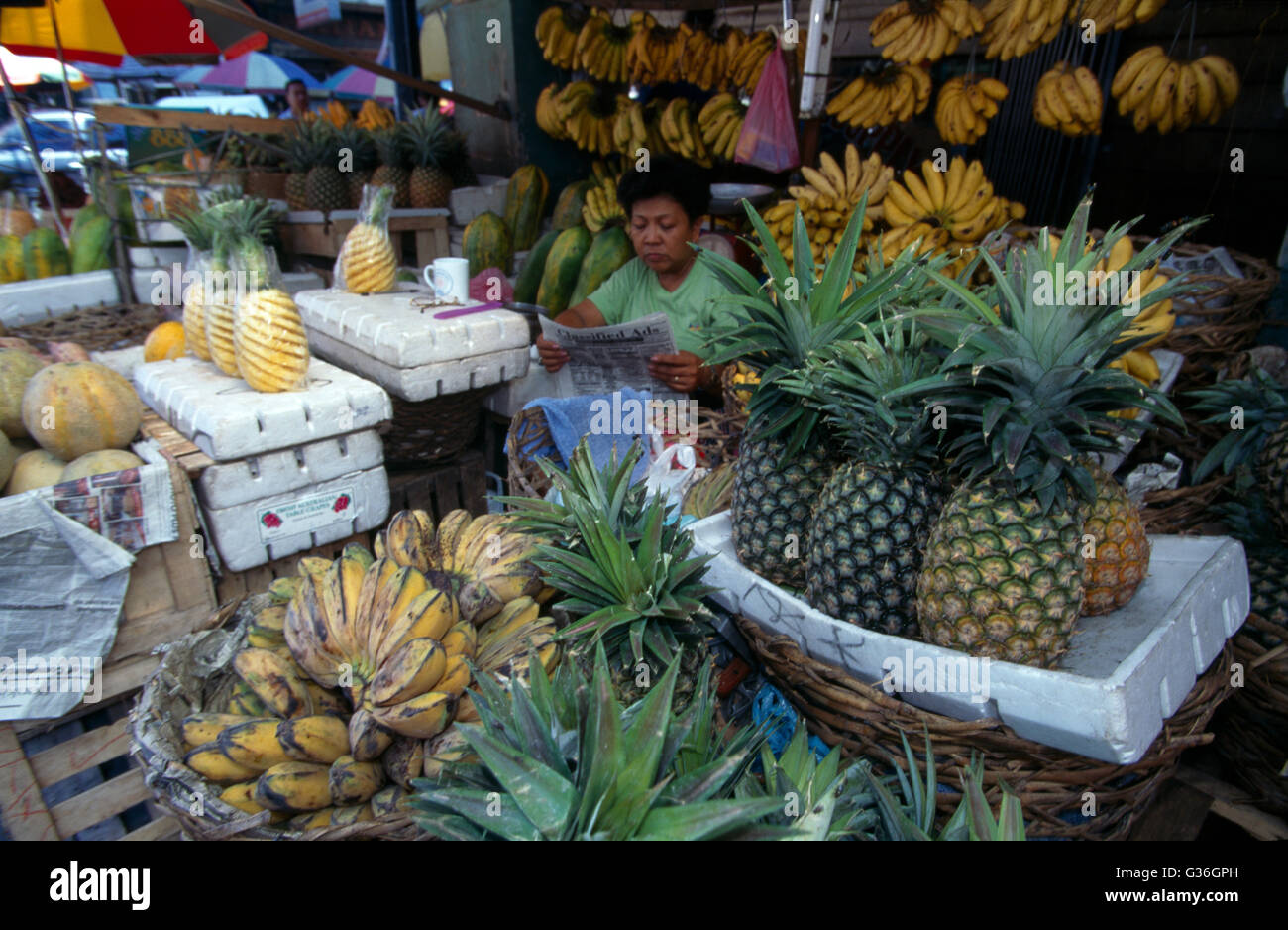 fruit market, cebu, philippines Stock Photo - Alamy