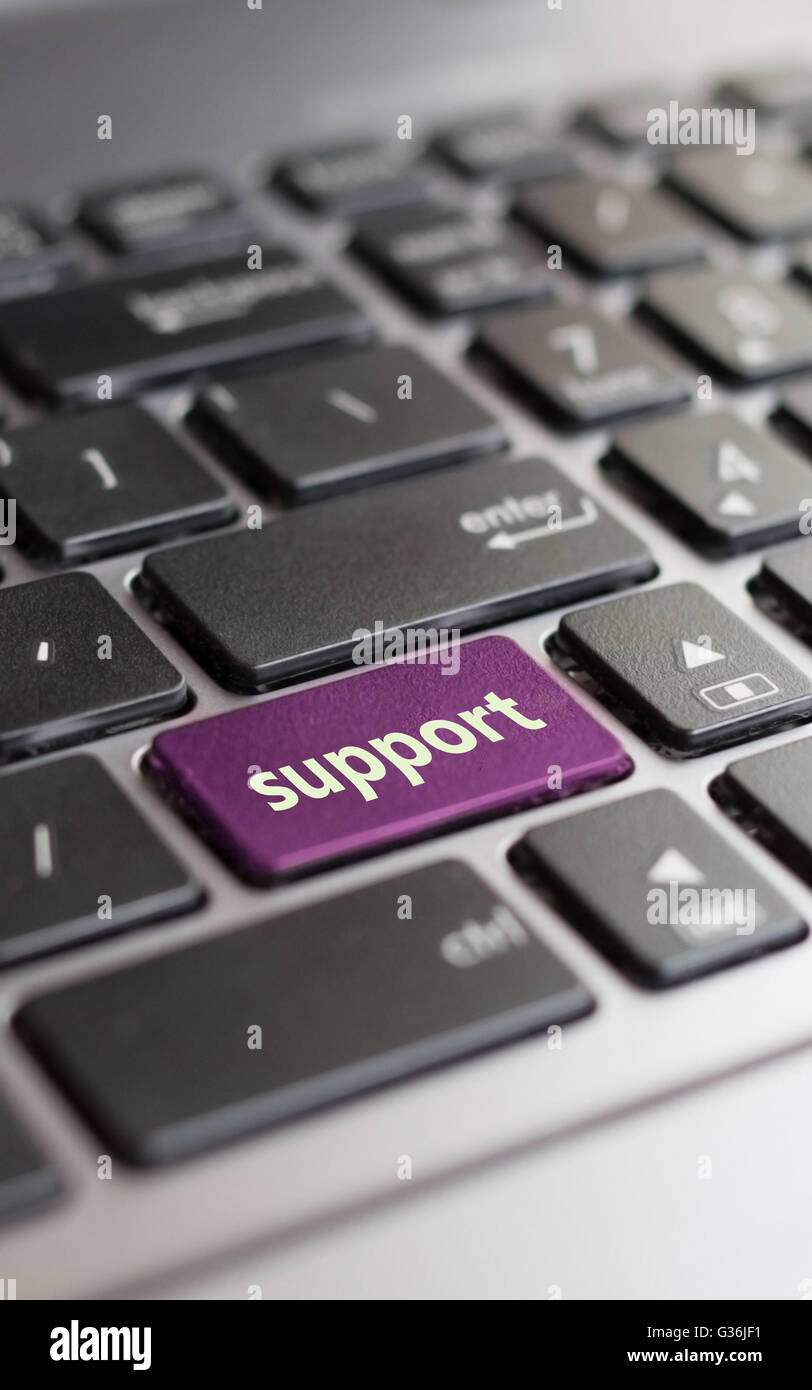 support key on keyboard Stock Photo Alamy