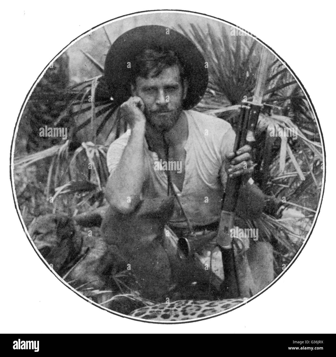 PERCY H FAWCETT, (circa 1868 - 1925?)  British explorer in Brazil who disappeared in 1925. Stock Photo