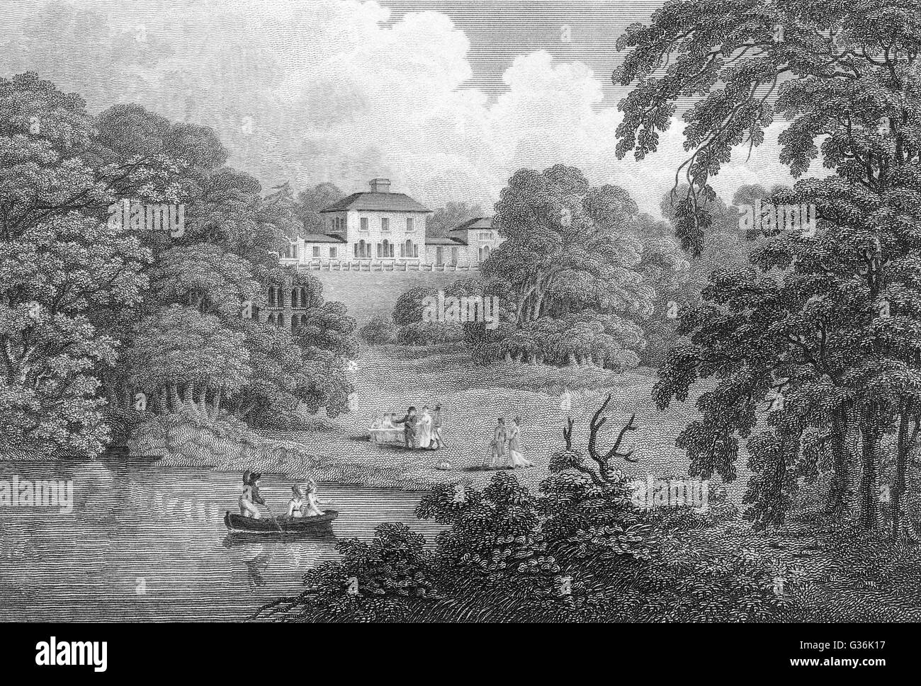 The Leasowes, a Shropshire garden designed by William Shenstone Date