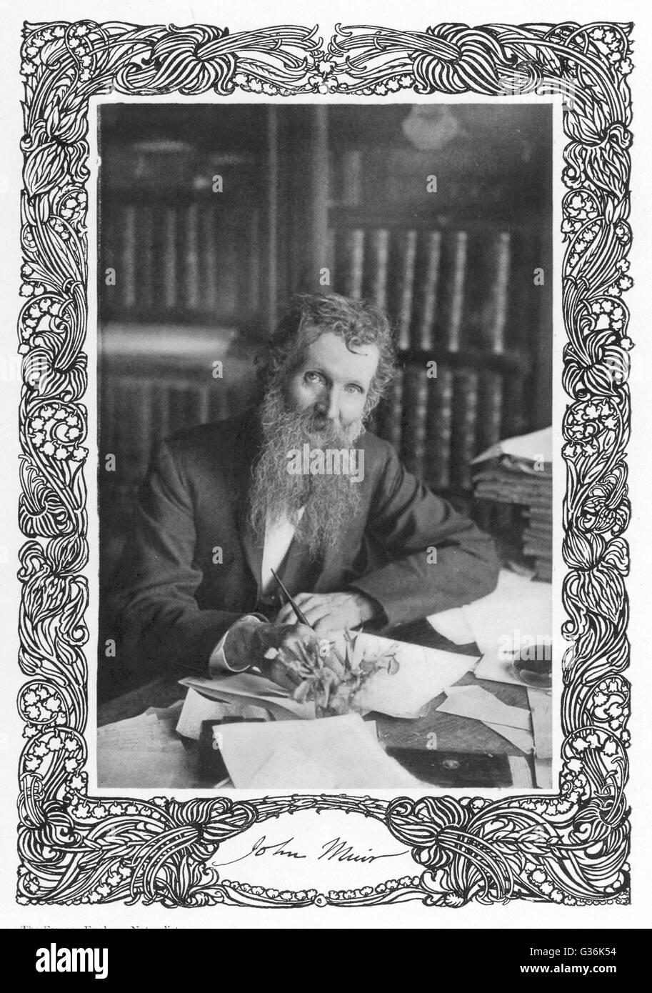 John Muir (1838-1914), Scottish-American naturalist Stock Photo