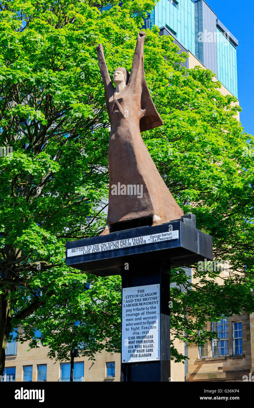 Spanish civil war memorial glasgow hires stock photography and images