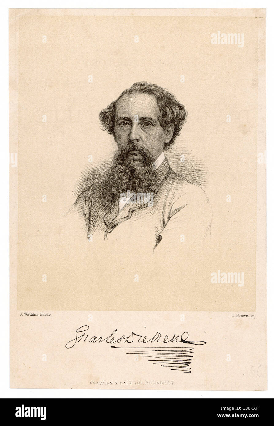 CHARLES DICKENS (18121870) English writer Stock Photo Alamy