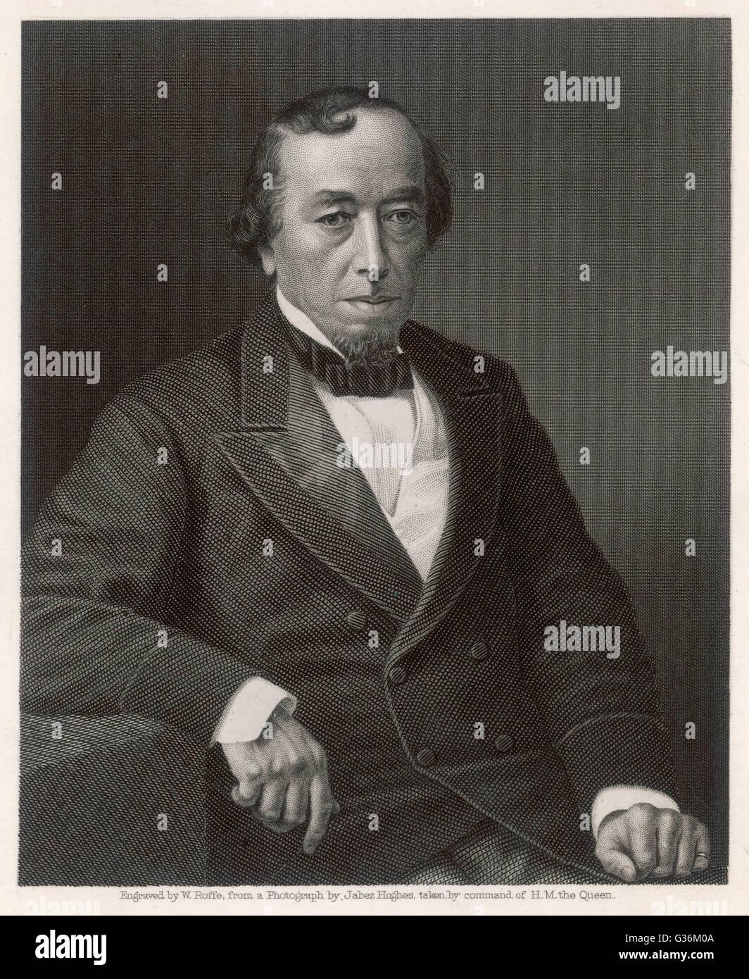 Benjamin Disraeli (1804-1881) Statesman Stock Photo