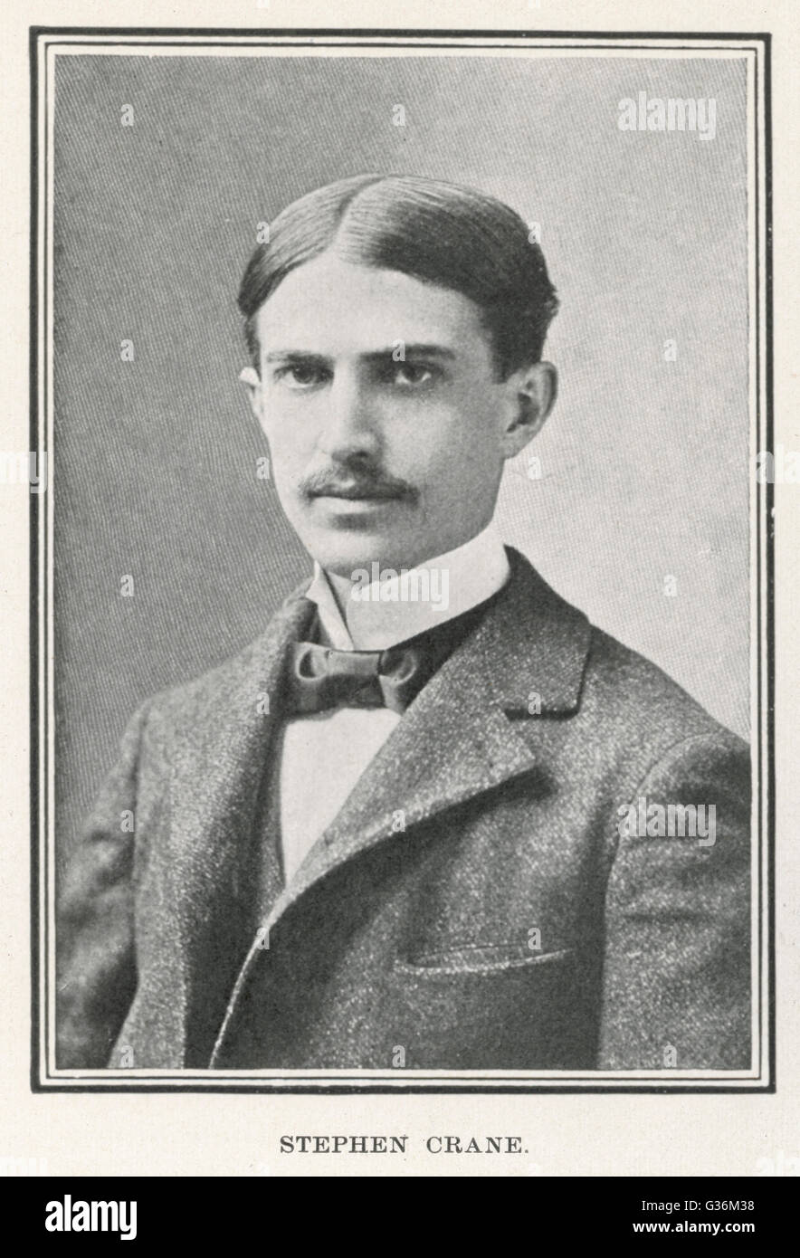 Stephen Crane (1871-1900) American writer Stock Photo