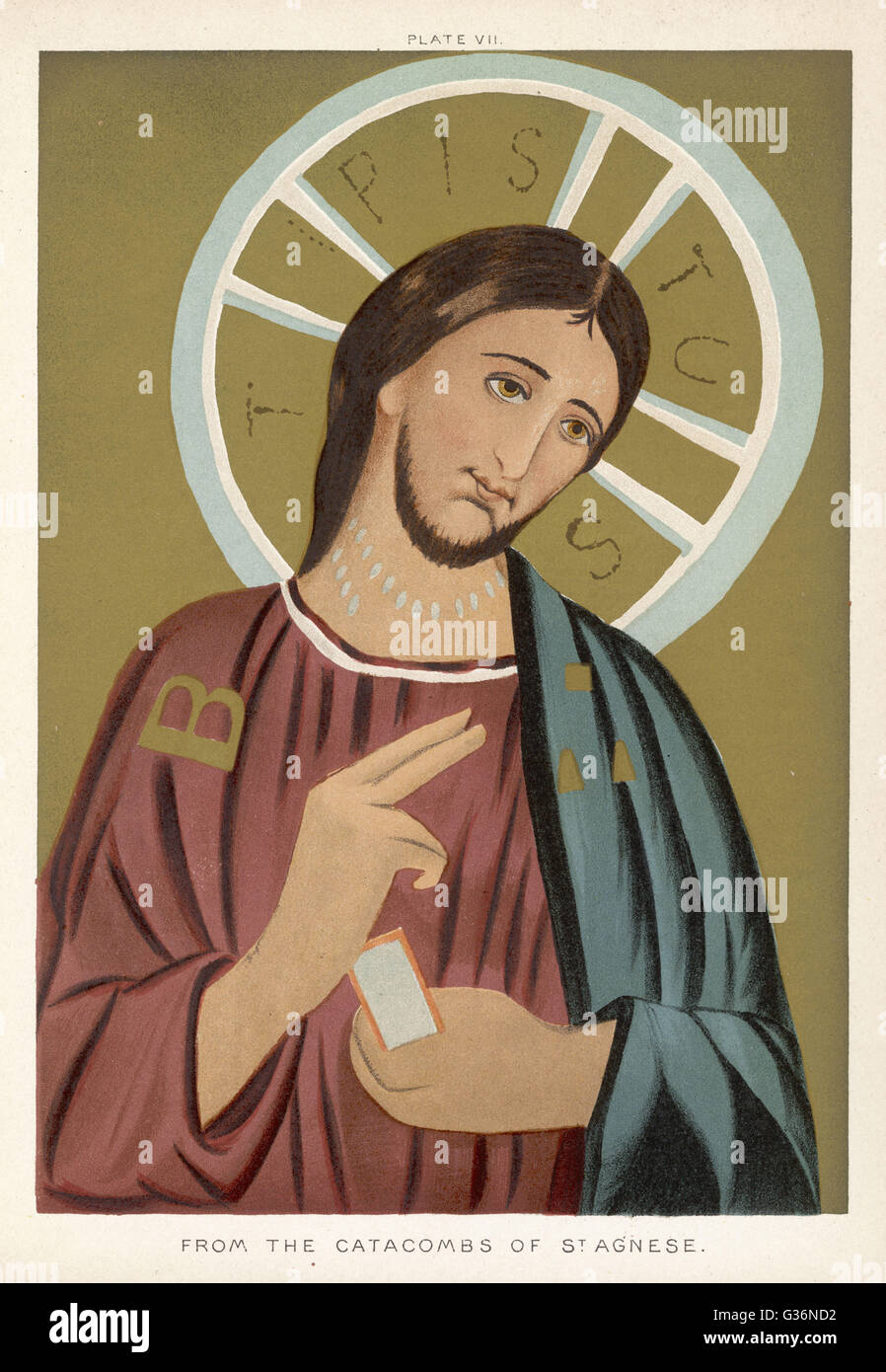 Jesus of Nazareth(6 BC-30 AD), religious leader of Jewish  origin who preached  'Christianity'.      Date: circa 20 AD Stock Photo