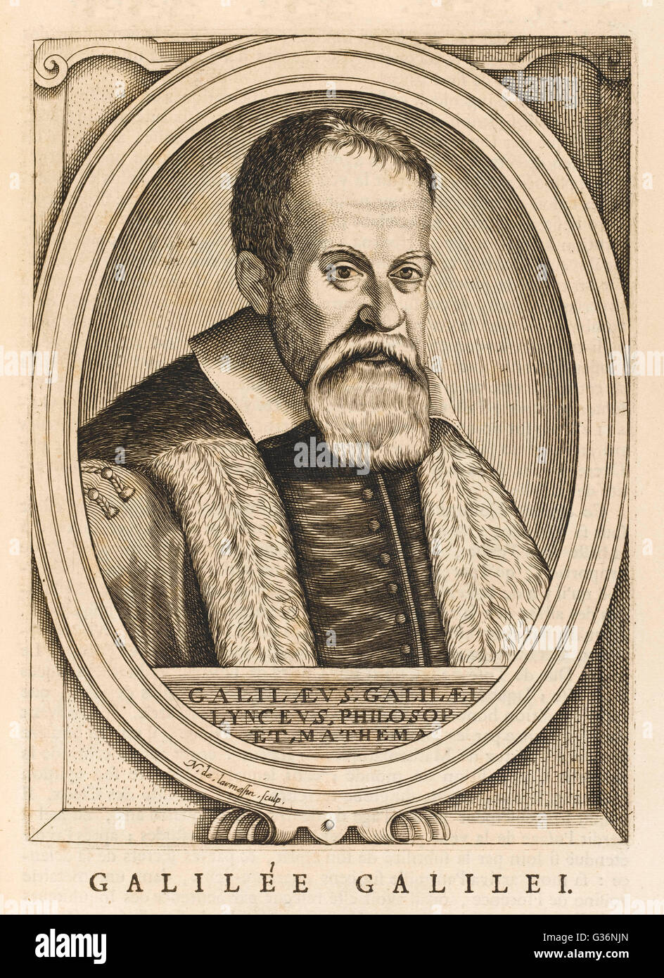 Galileo Galilei, Italian astronomer Stock Photo