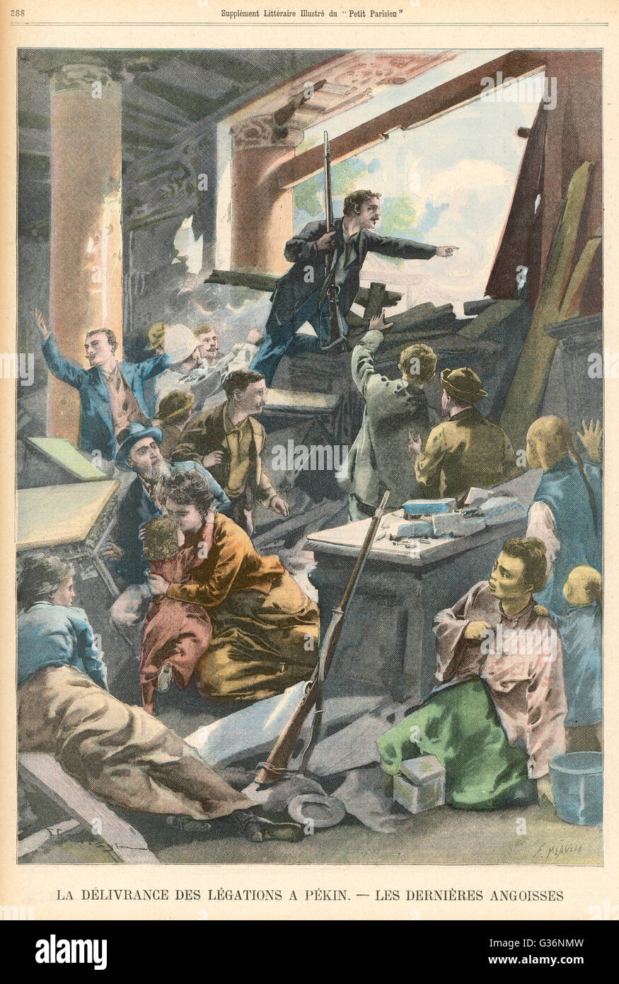 At Peking during the Boxer Rebellion, the European legations hold out