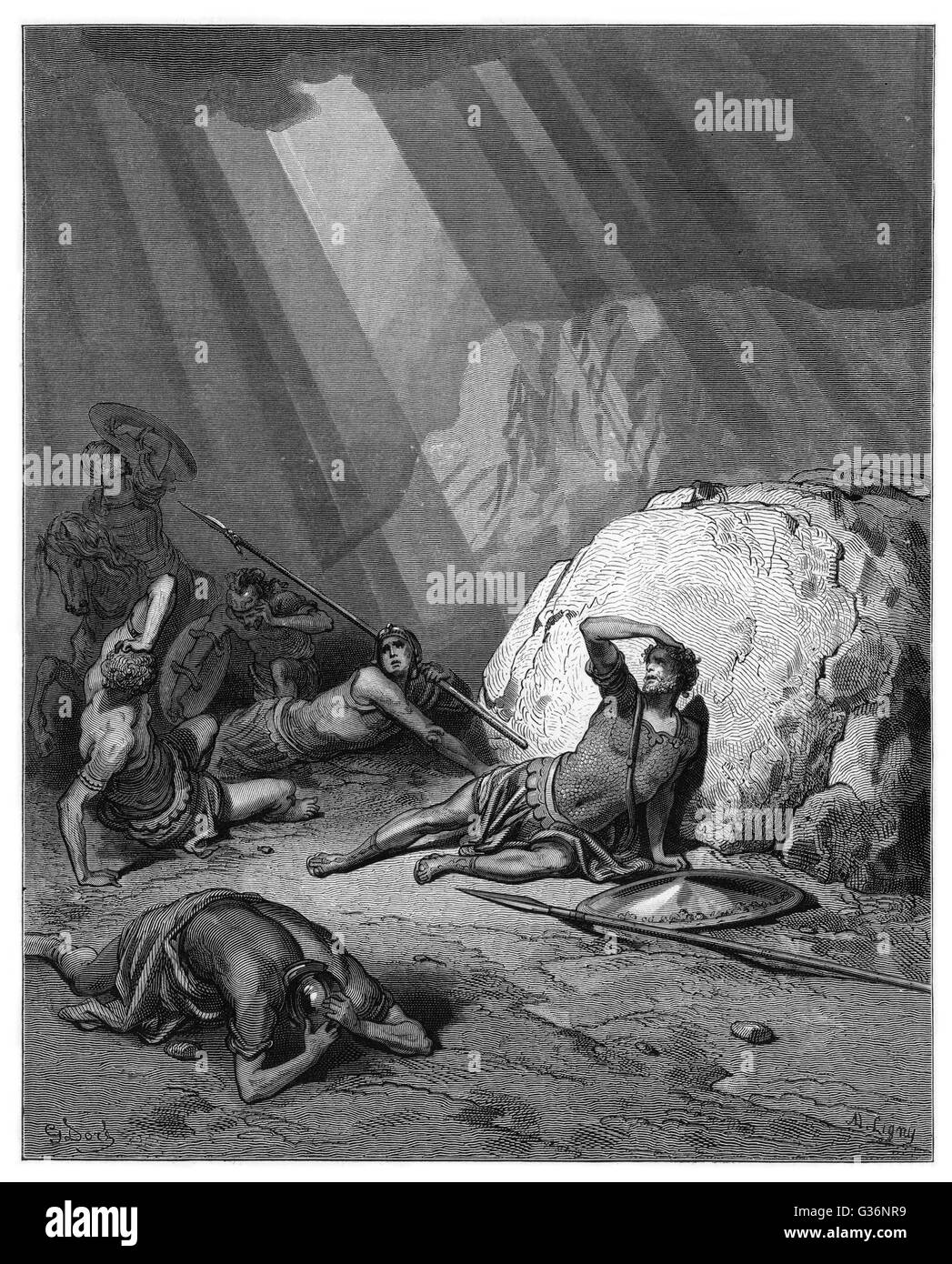 Conversion of St Paul on the road to Damascus Stock Photo Alamy