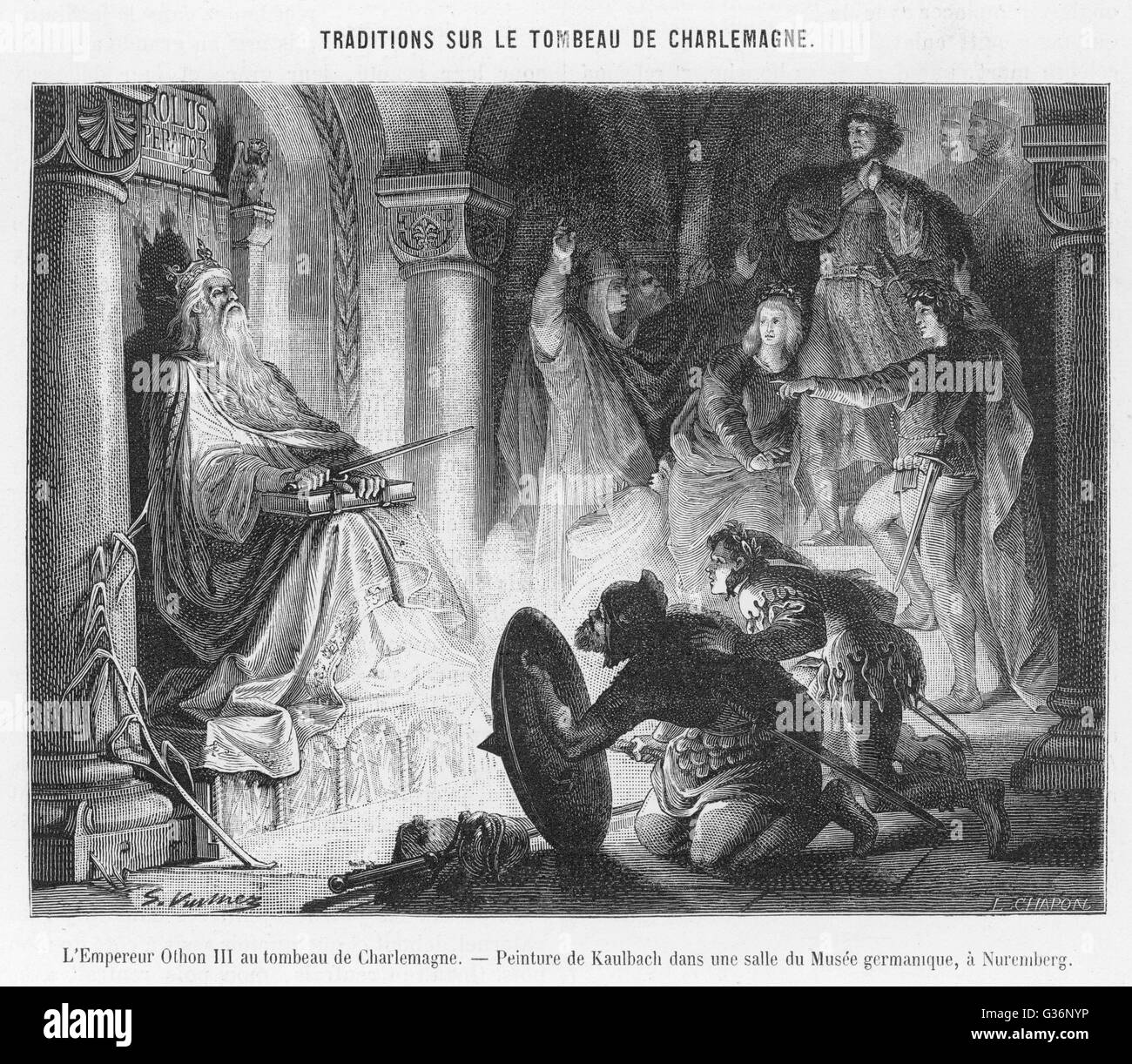 Charlemagne, King and Emperor Stock Photo Alamy