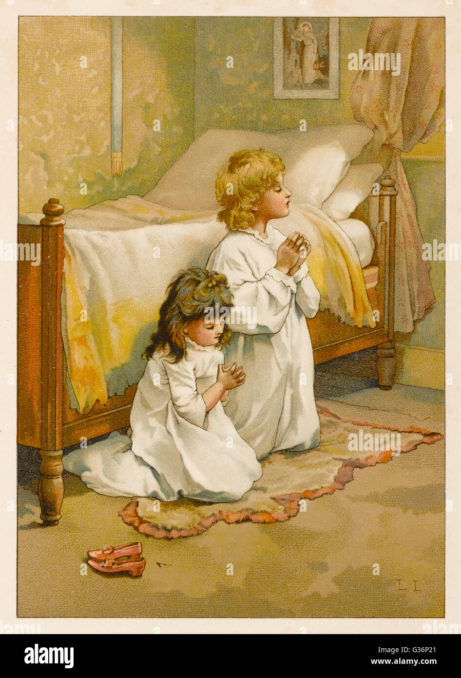 angel children praying