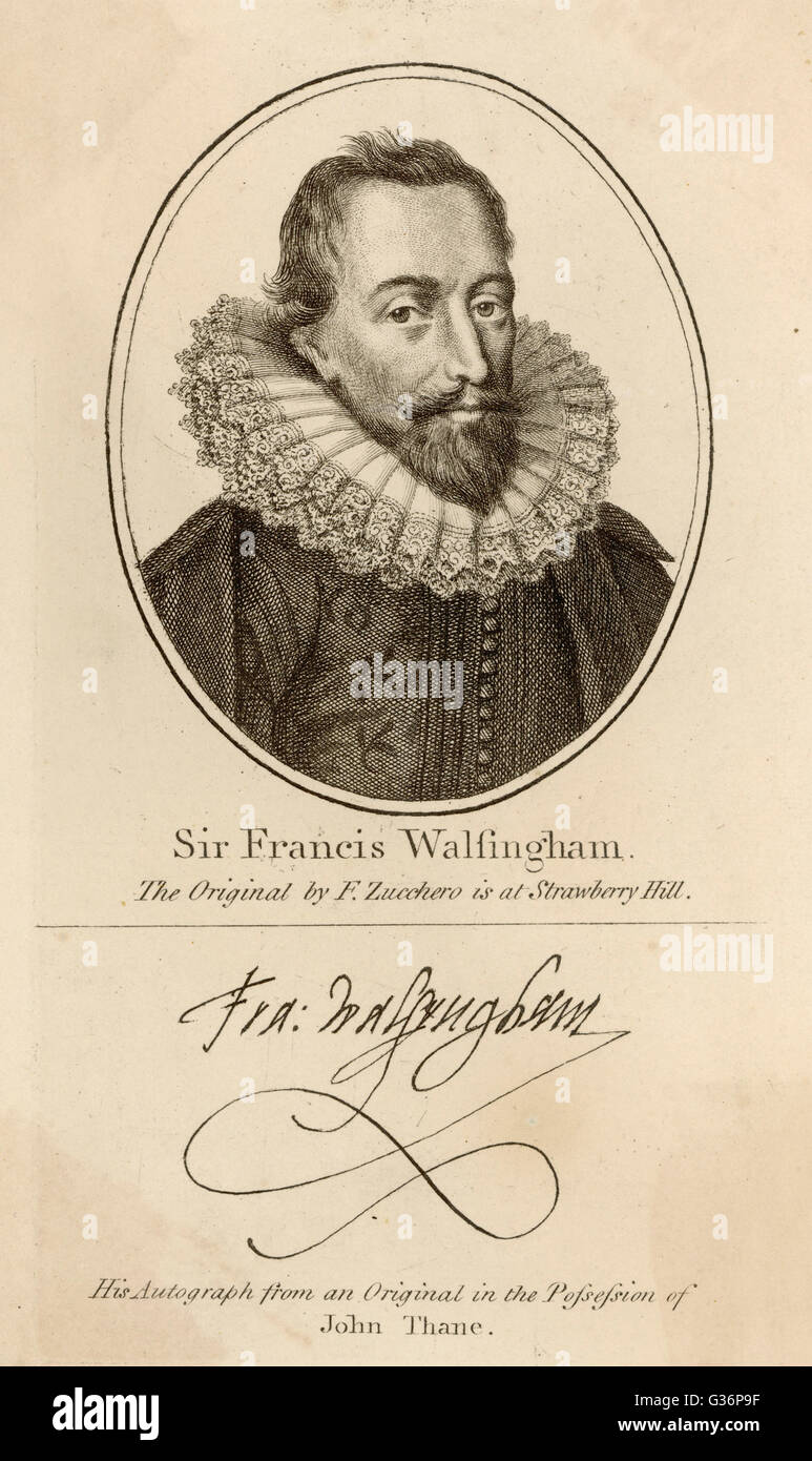 Sir Francis Walsingham Stock Photo
