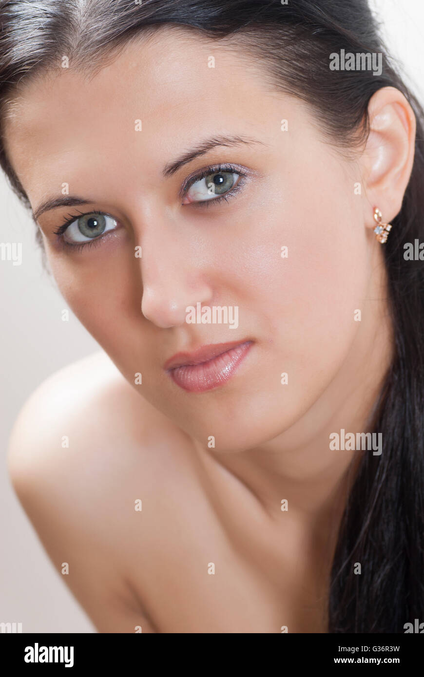 Woman pretty face hi-res stock photography and images - Alamy