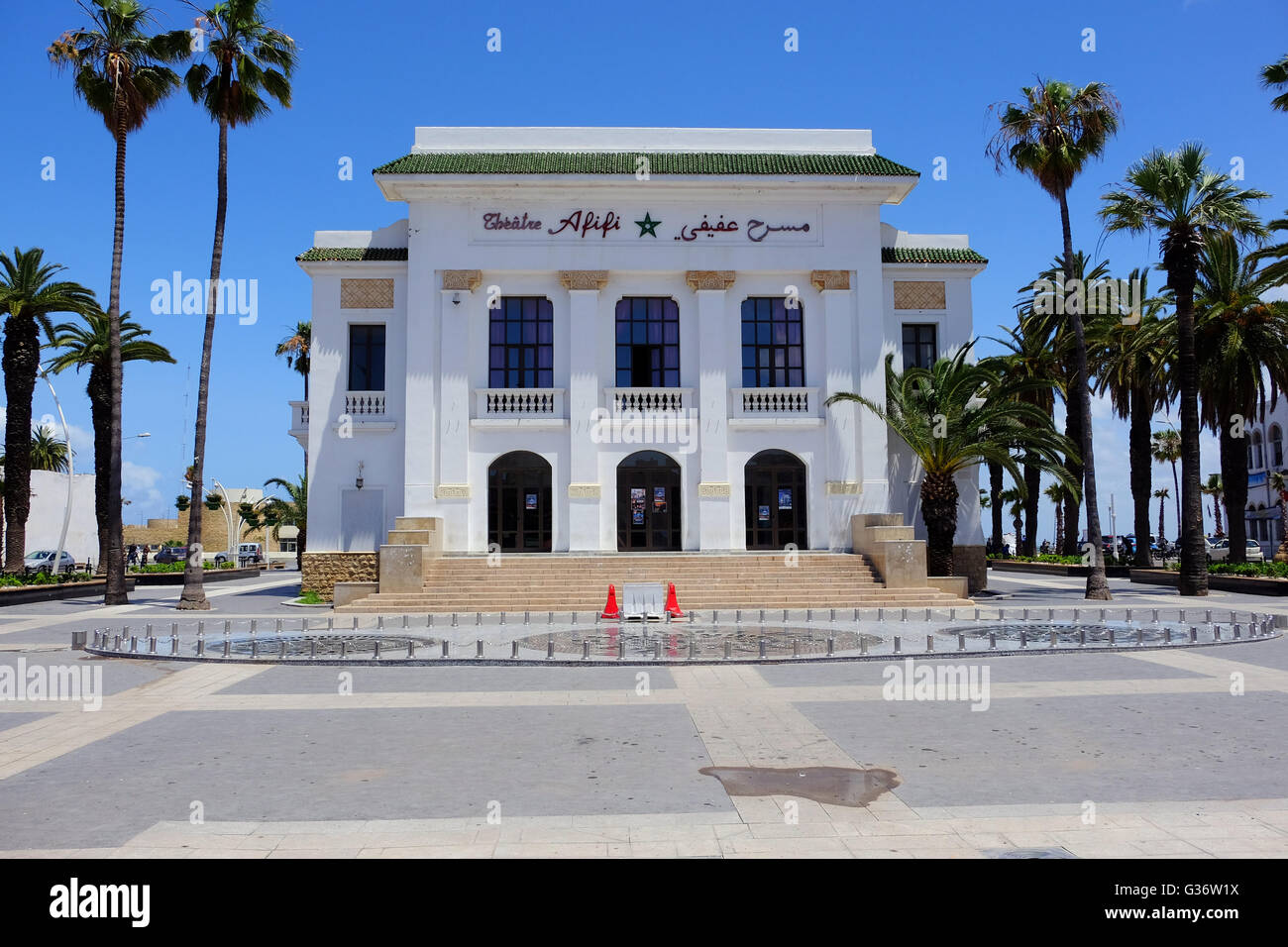 The modern part of the Moroccan town of El Jadida, Morocco Stock Photo