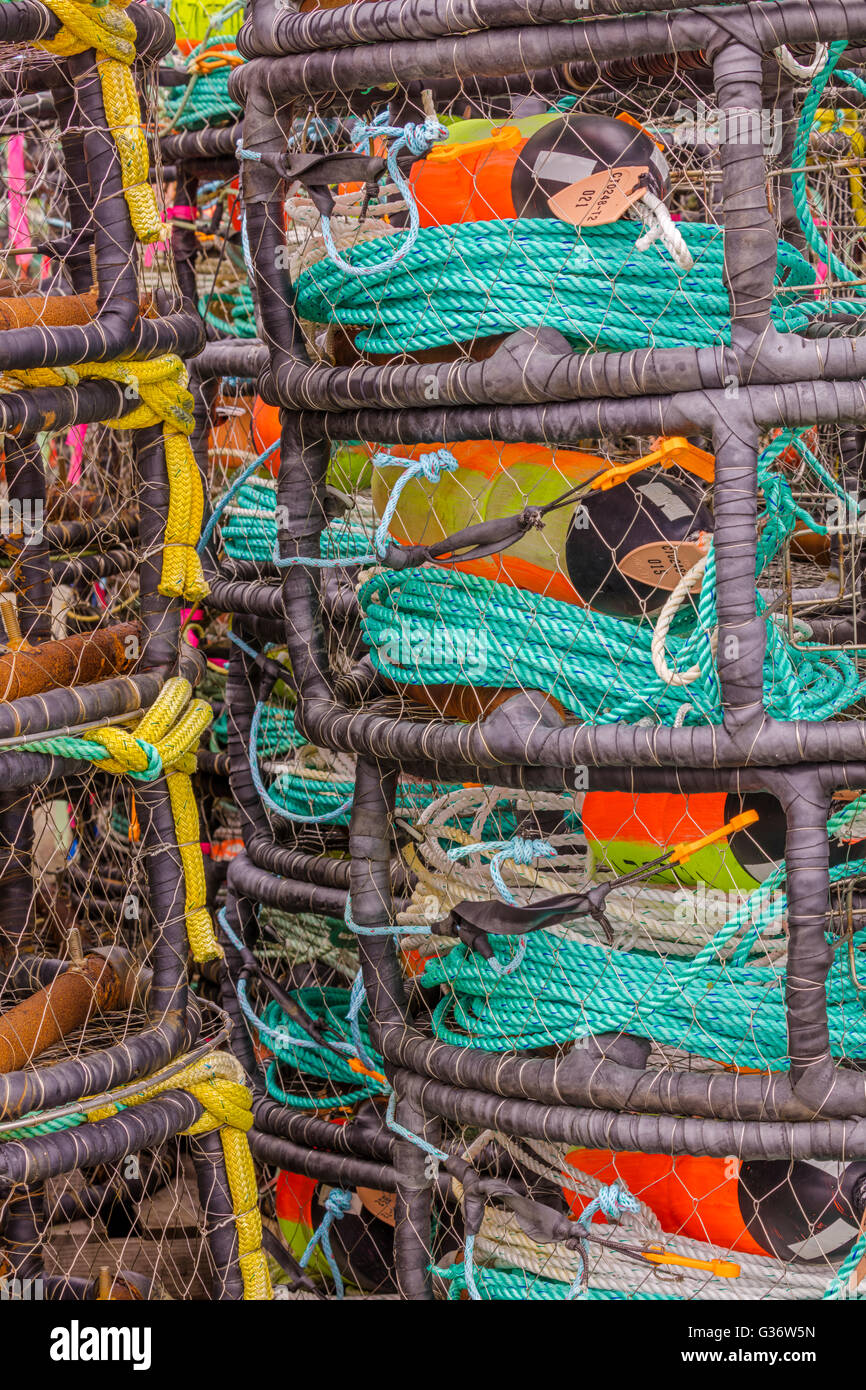 Crescent Harbor in Crescent City Stock Photo Alamy