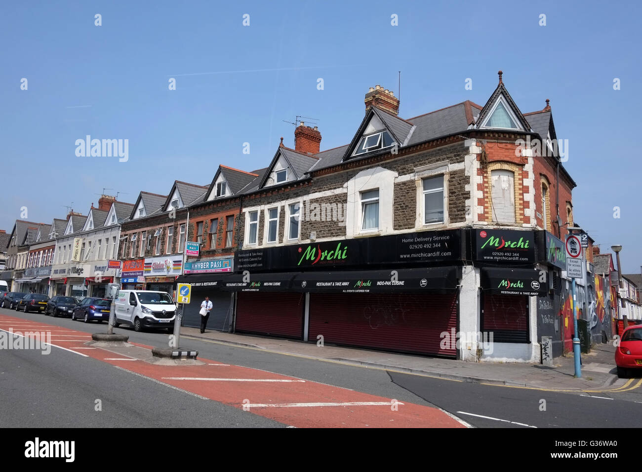 Cardiff city road hires stock photography and images Alamy