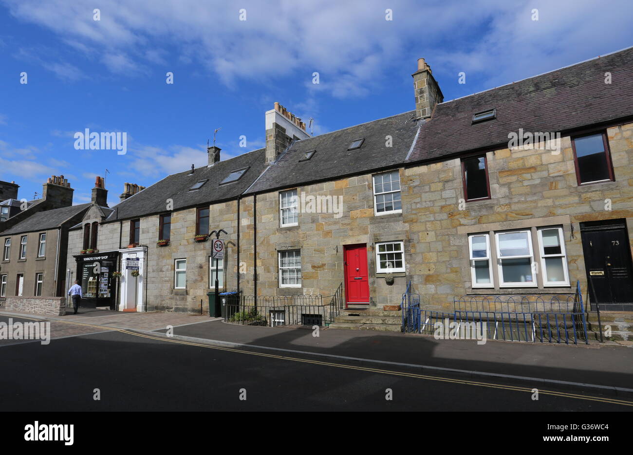 Kinross street scene Scotland June 2016 Stock Photo Alamy