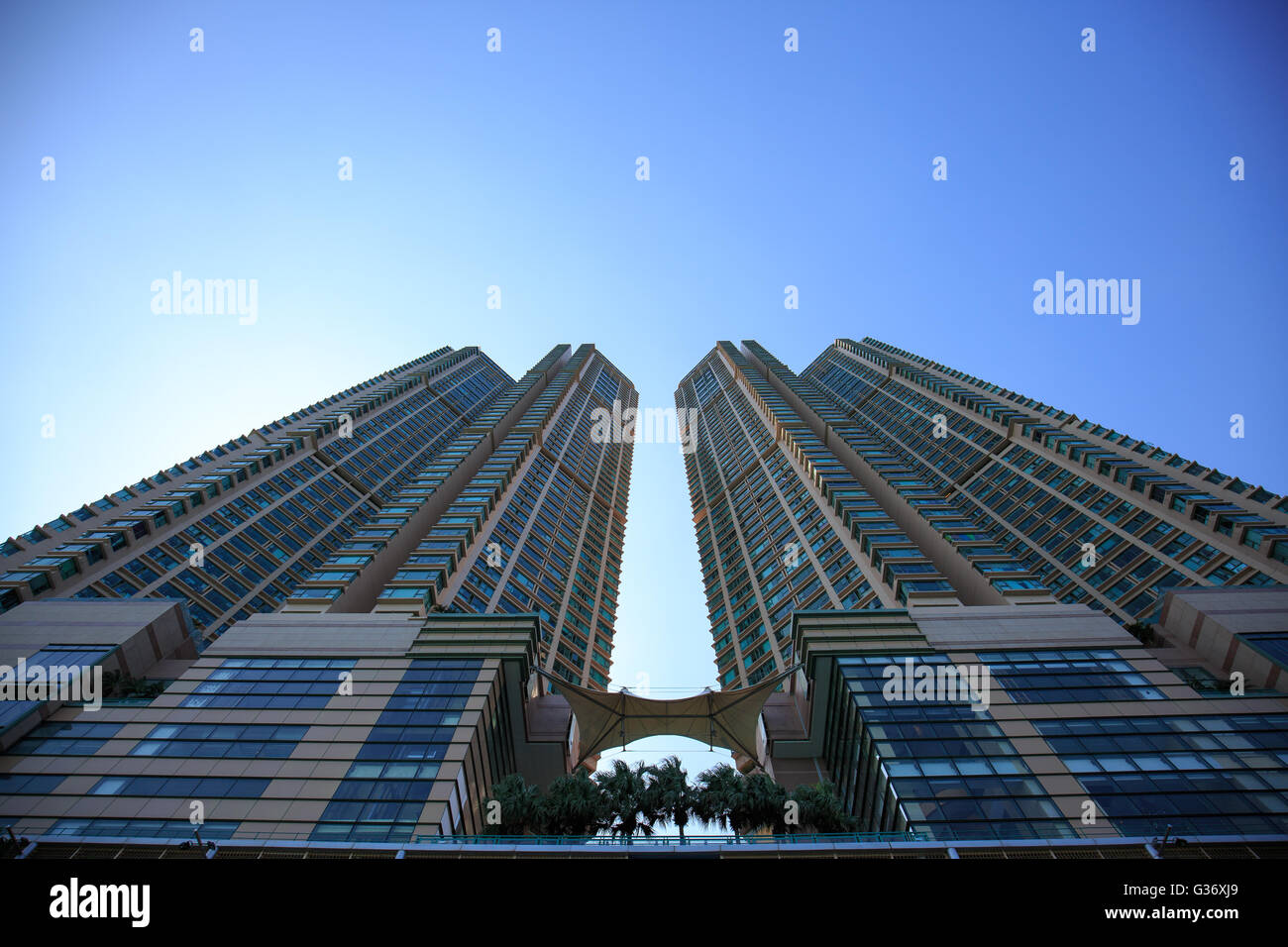 Hong Kong Apartments Stock Photo Alamy