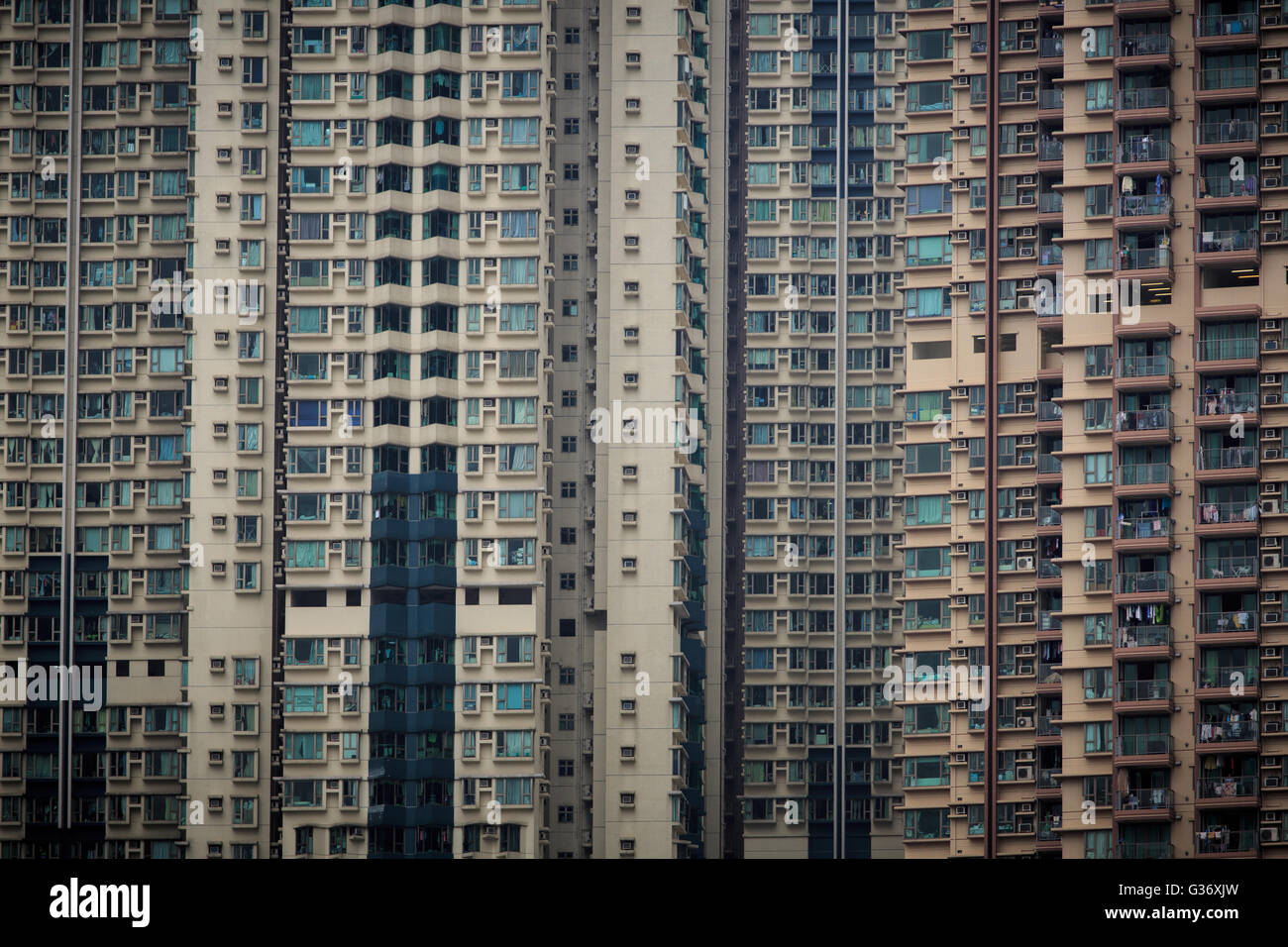 Hong Kong Apartments Stock Photo Alamy
