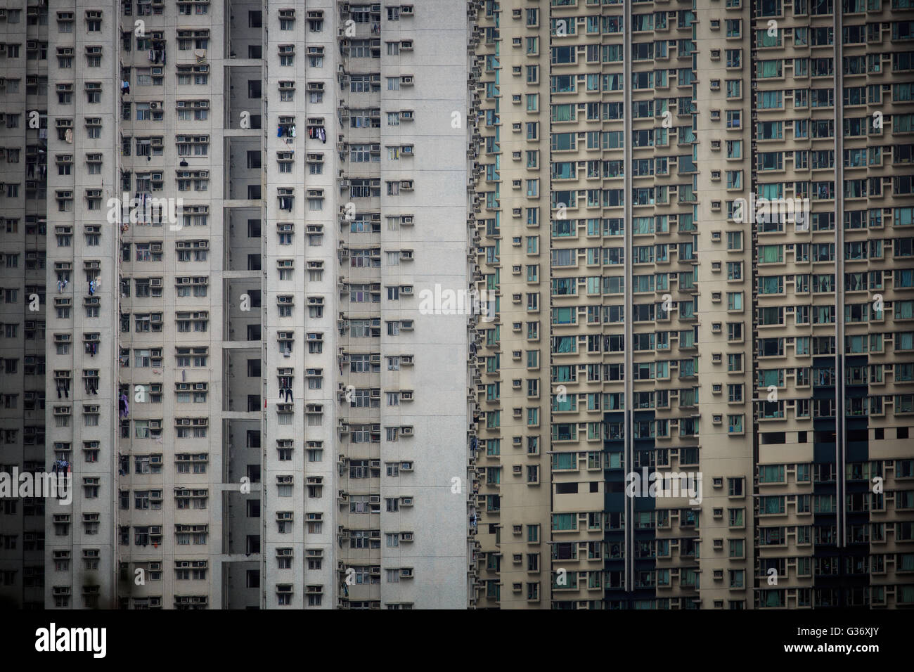Hong Kong Apartments Stock Photo Alamy