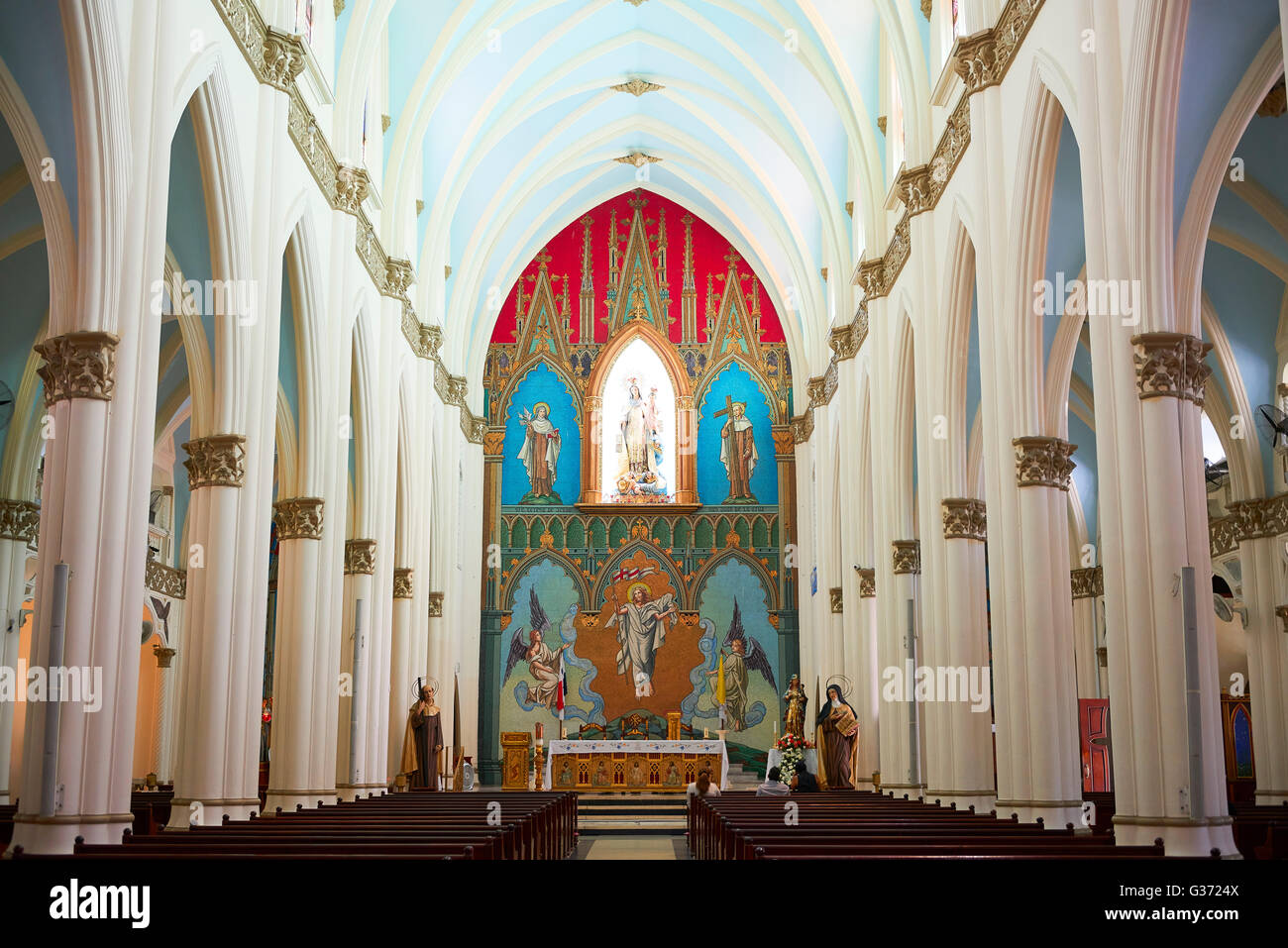 El Carmen Church, Panama City, Republic of Panama, Central America Stock Photo