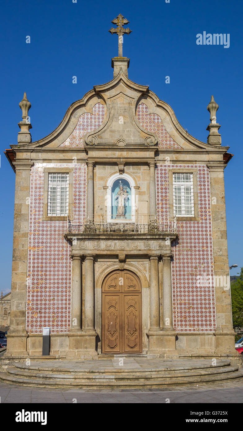 Senhora a Branca church in the center of Braga, Portugal Stock Photo