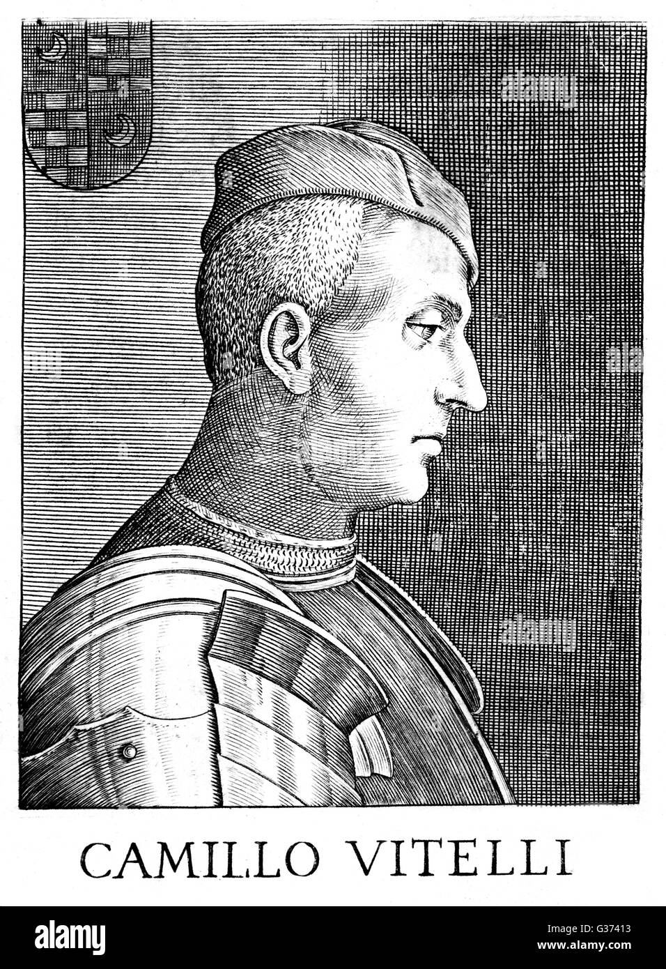 CAMILLO VITELLI Italian noble, member of the  family which ruled Citta di  Castello       Date: CIRCA 1500 Stock Photo