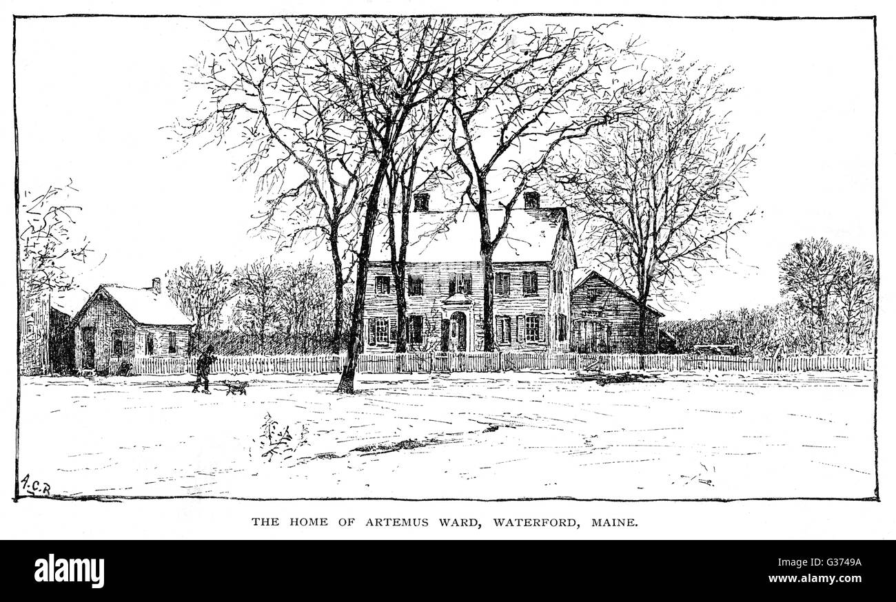 ARTEMUS WARD HOME Stock Photo - Alamy