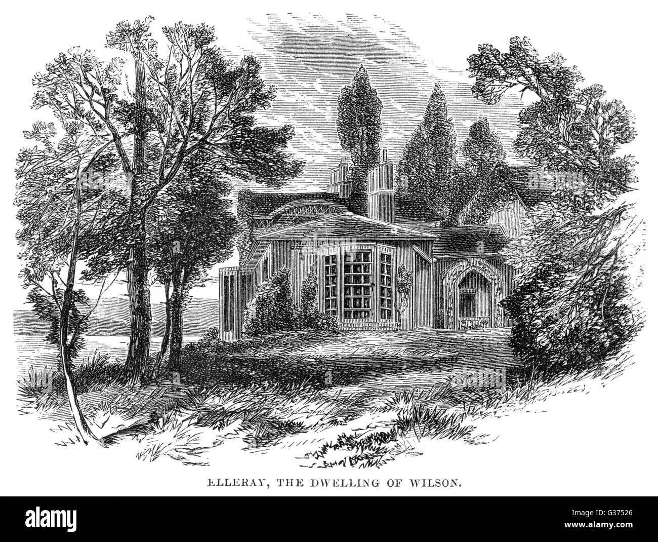 JOHN WILSON'S HOME Stock Photo Alamy