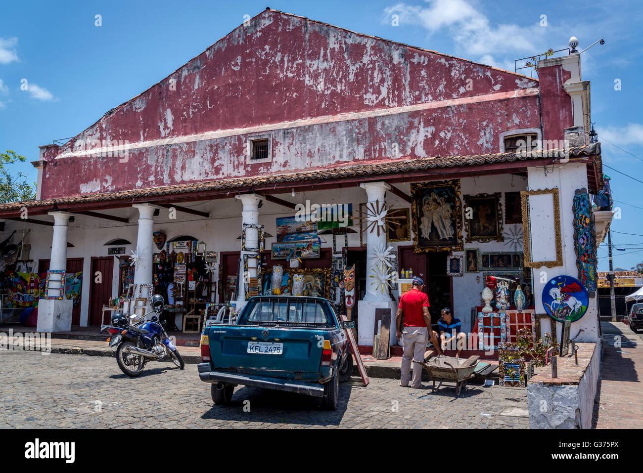 Arts and crafts shop, Olinda, Pernambuco, Brazil Stock Photo Alamy