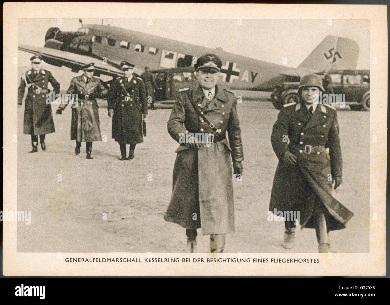 ALBERT KESSELRING Chief of the General Staff of  the Luftwaffe : condemned at  Nuremberg for action in Italy  but imprisoned, and eventually  pardoned.      Date: 1885 - 1960 Stock Photo