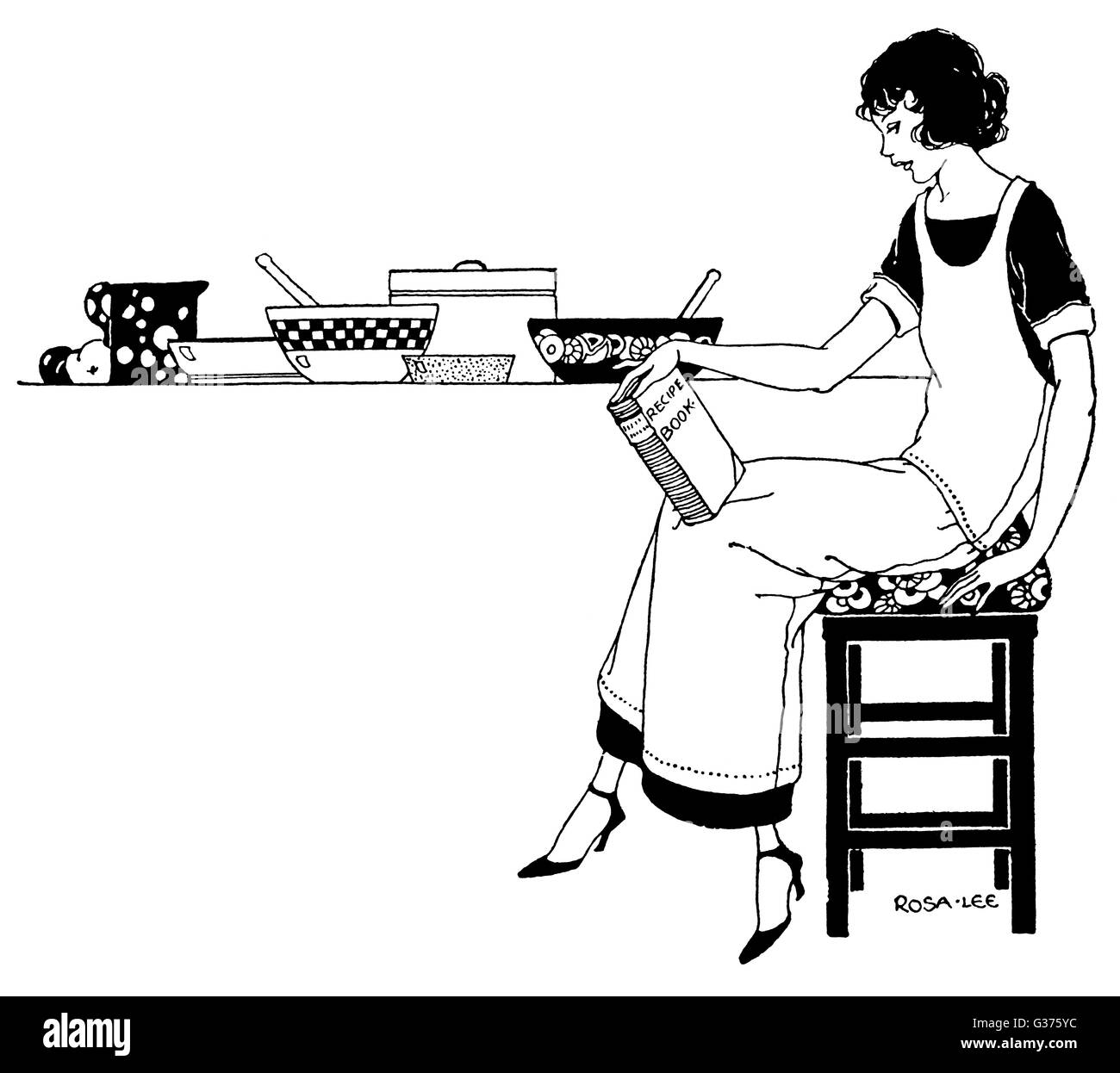 What does Delia have to say ? Date 1923 Stock Photo Alamy