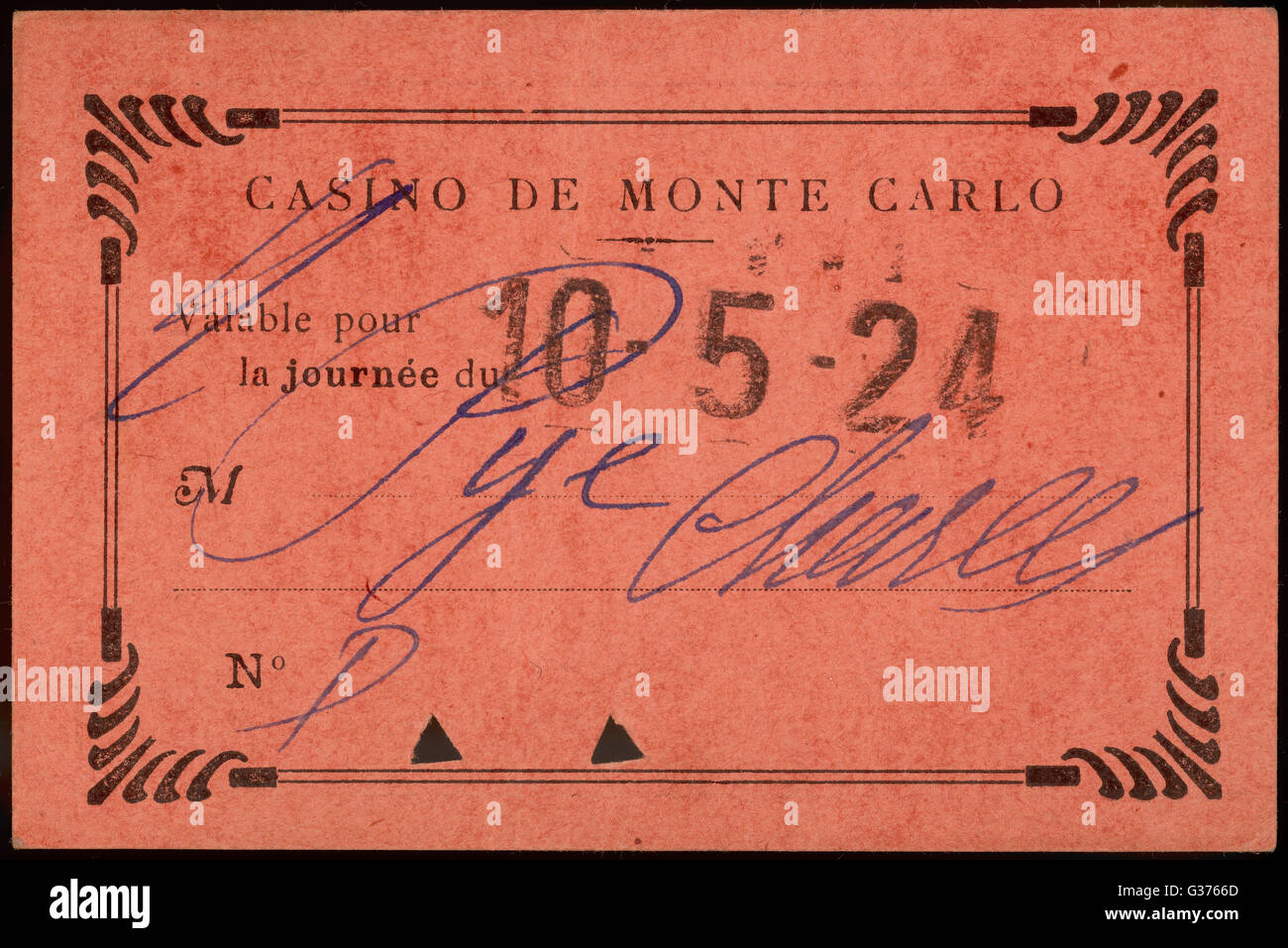 MONTE CARLO ENTRANCE Stock Photo Alamy