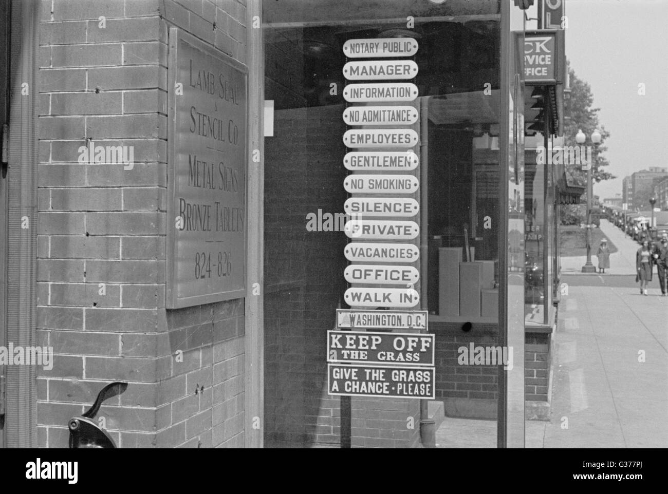 Signs, Washington, D.C Stock Photo - Alamy
