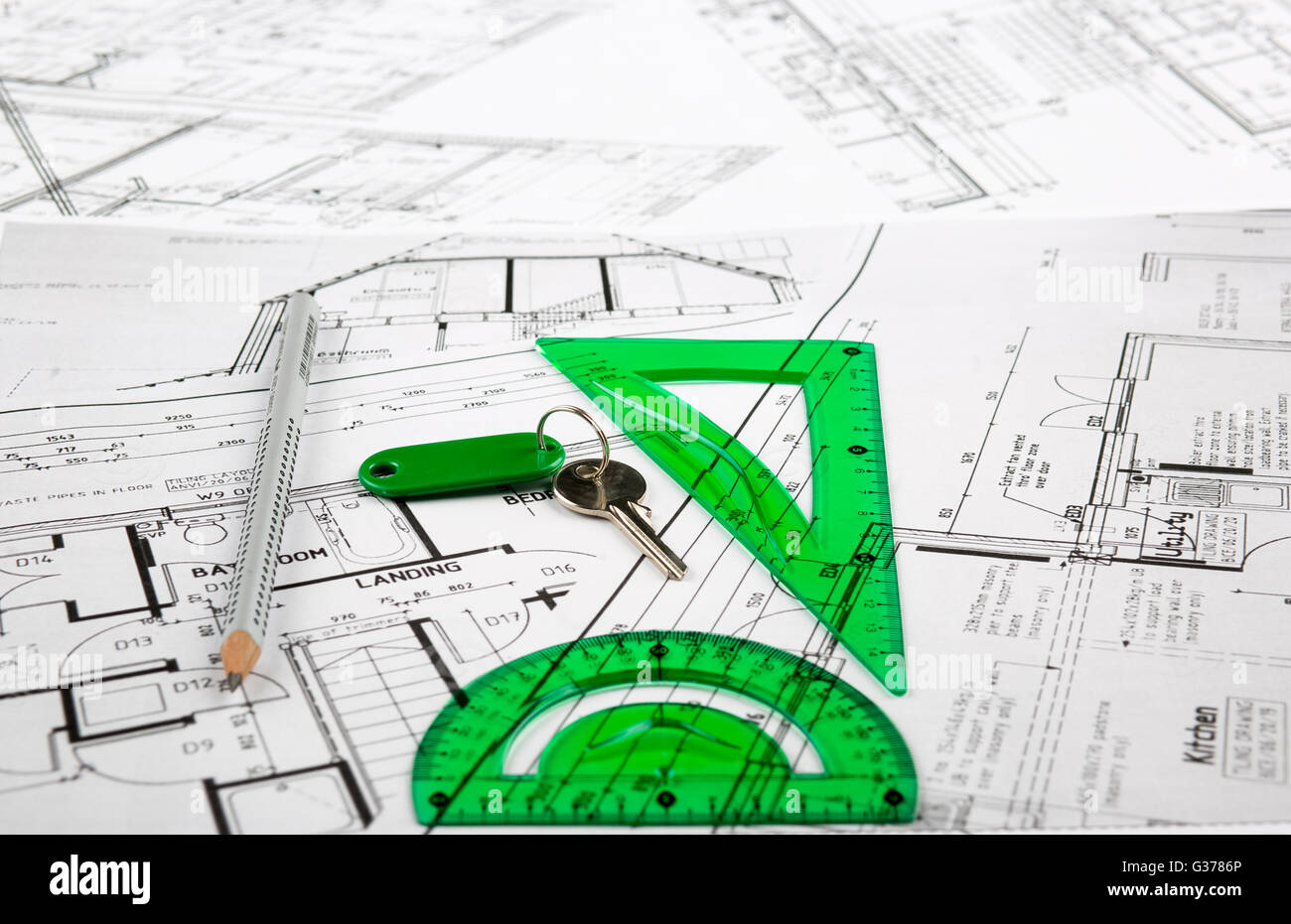 Architect plans construction project drawing, the cost of building a