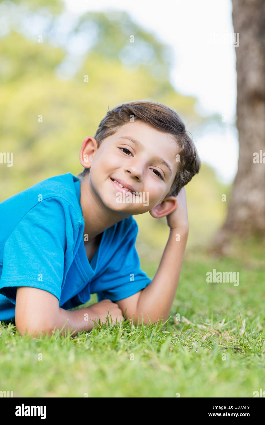 Smiling young boy hi-res stock photography and images - Alamy