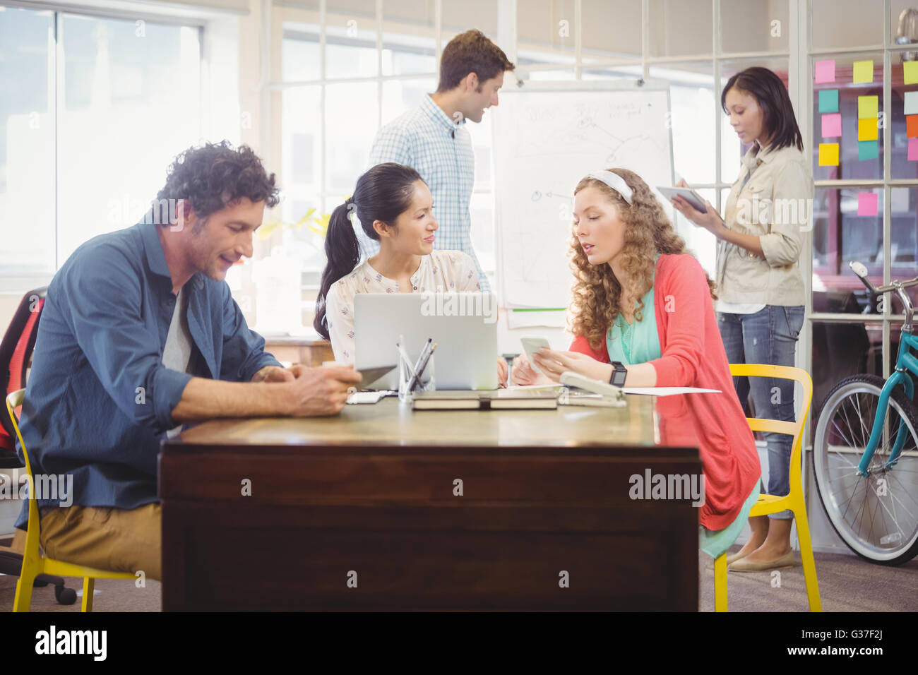 Business people working together Stock Photo