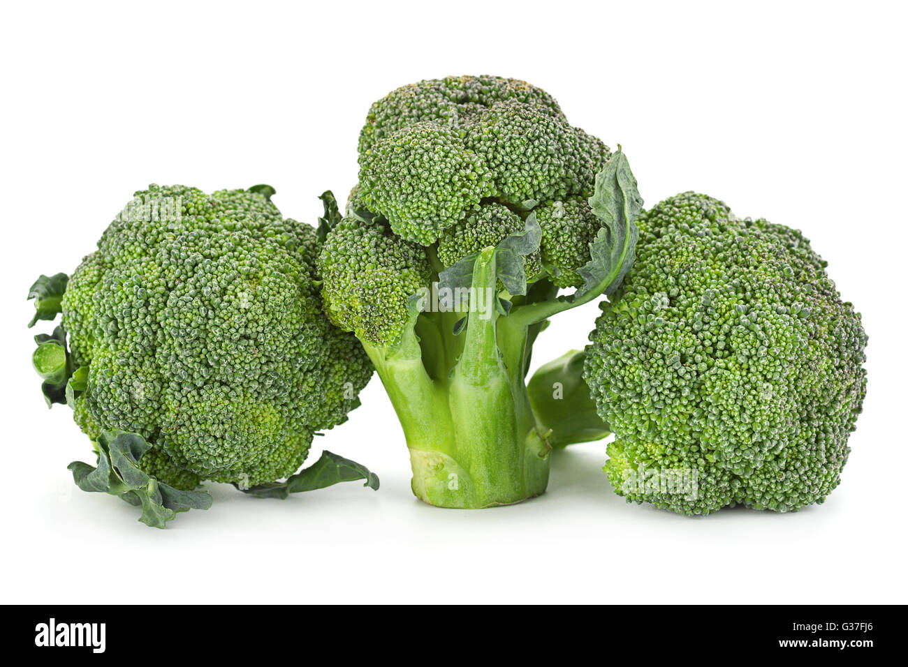 Mini broccoli cabbage vegetable isolated on white background Stock ...