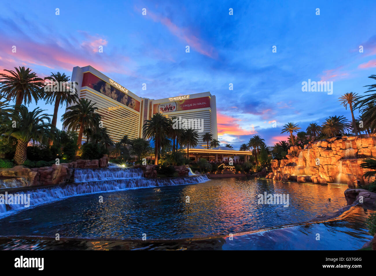 AUG 5, Las Vegas The famous Mirage Casino on AUG 5, 2015 at Las Vegas