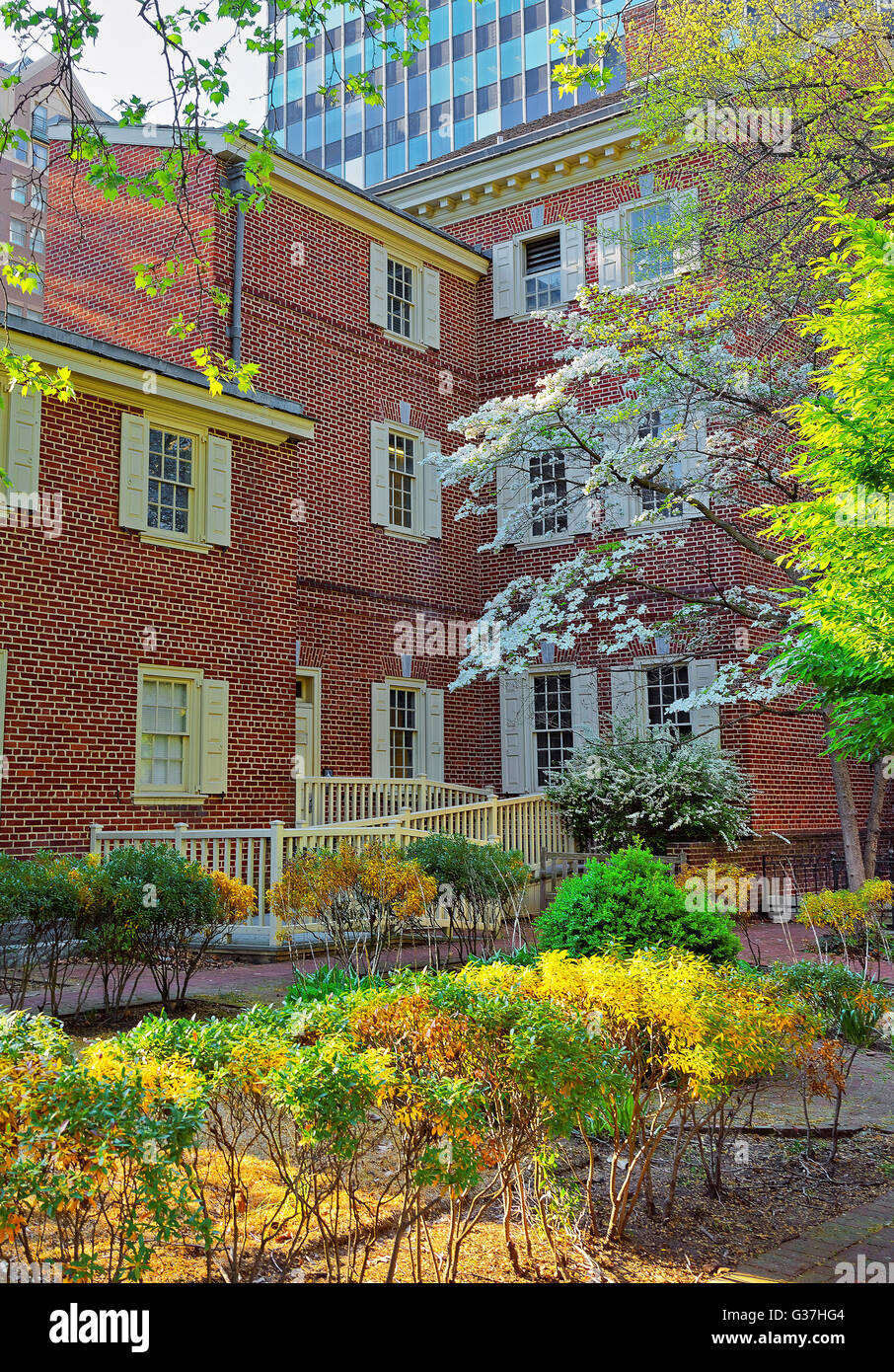 Pemberton House in Chestnut Street in Philadelphia, Pennsylvania, USA