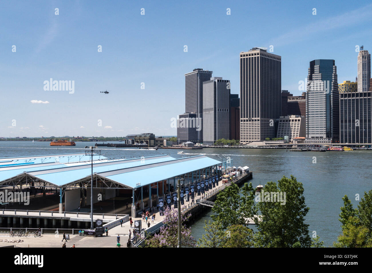 View From Brooklyn Heights Promenade, Nyc, Usa Stock Photo - Alamy