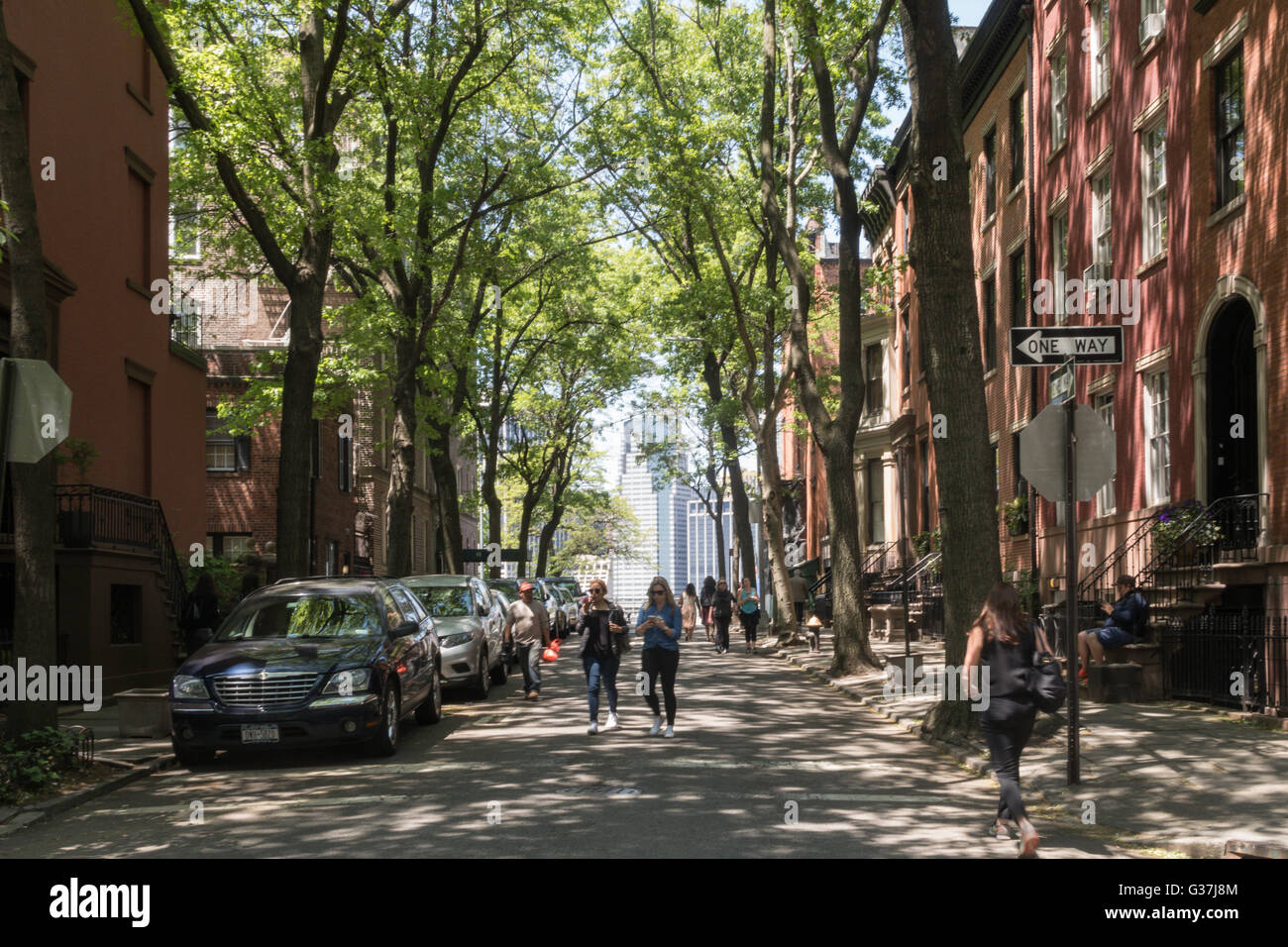 Brooklyn Heights Neighborhood, Brooklyn, NYC, USA Stock Photo Alamy