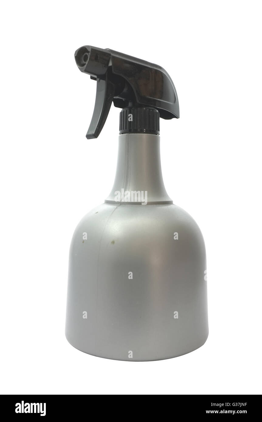 plastic sprayer on white background Stock Photo - Alamy