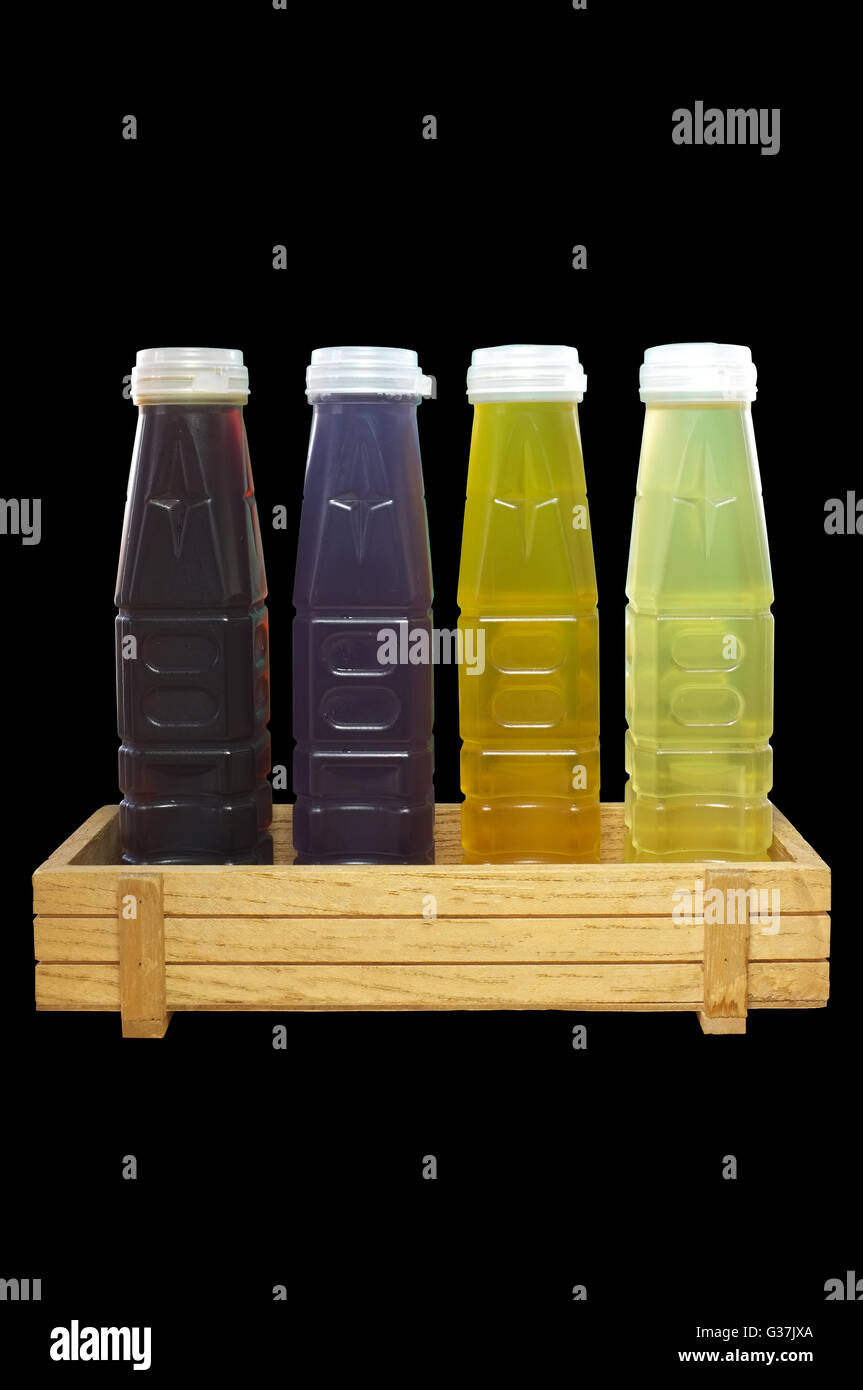 Mixed herb juice in plastic bottle Stock Photo Alamy