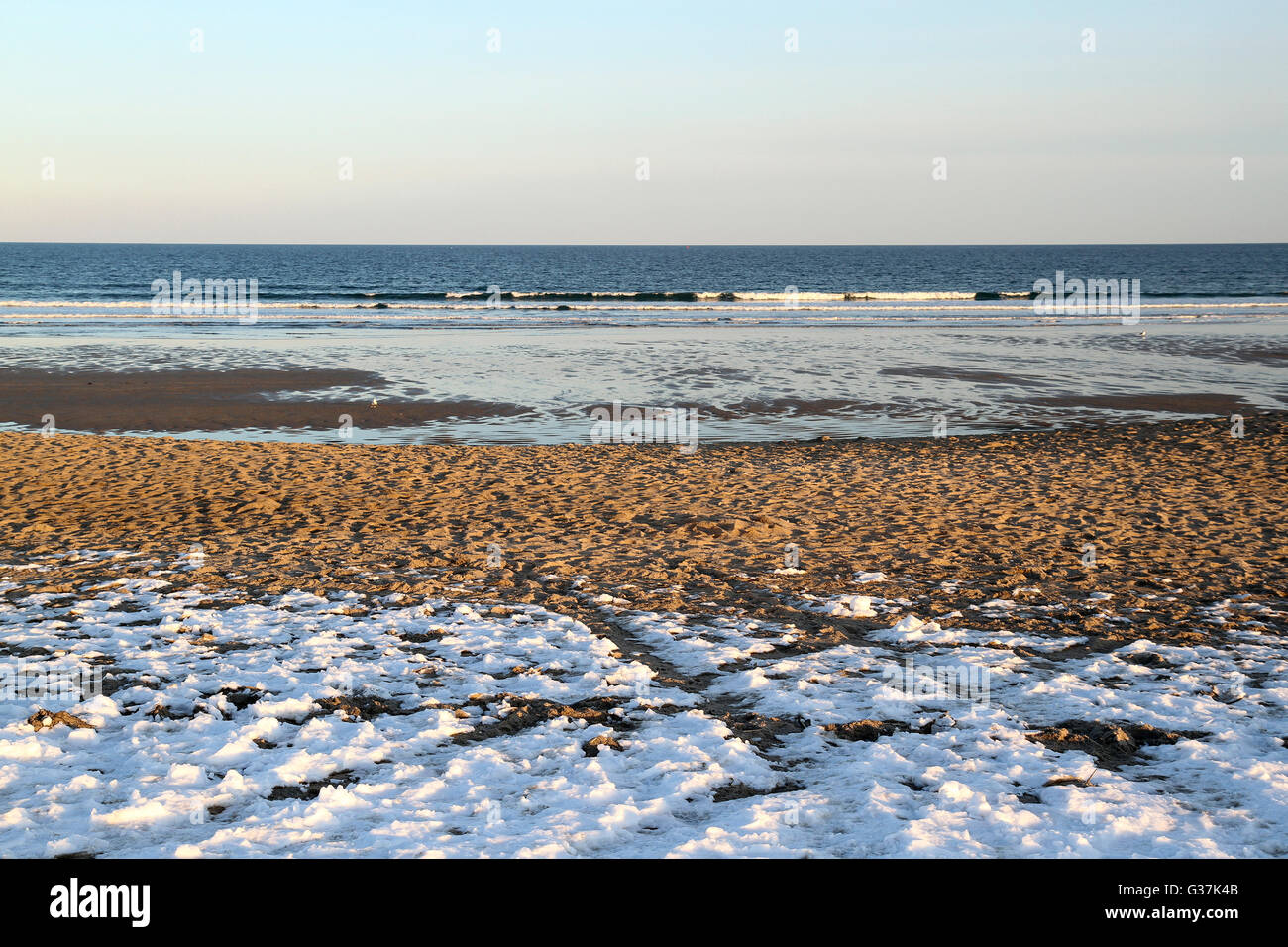 Winter at Hampton Beach, New Hampshire, United States, North America