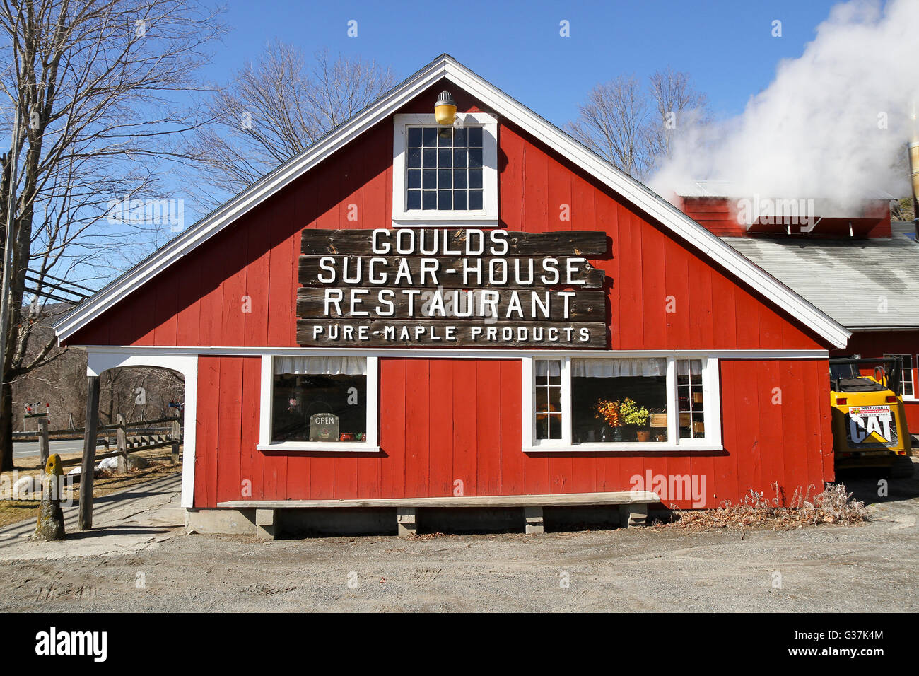 Gould's SugarHouse Restaurant, Shelburne Falls, Massachusetts Stock